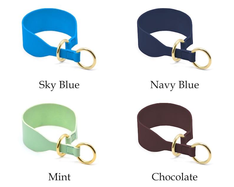 Wide Leather Hound Collar – Semi Slip, Sighthound Collar image 4
