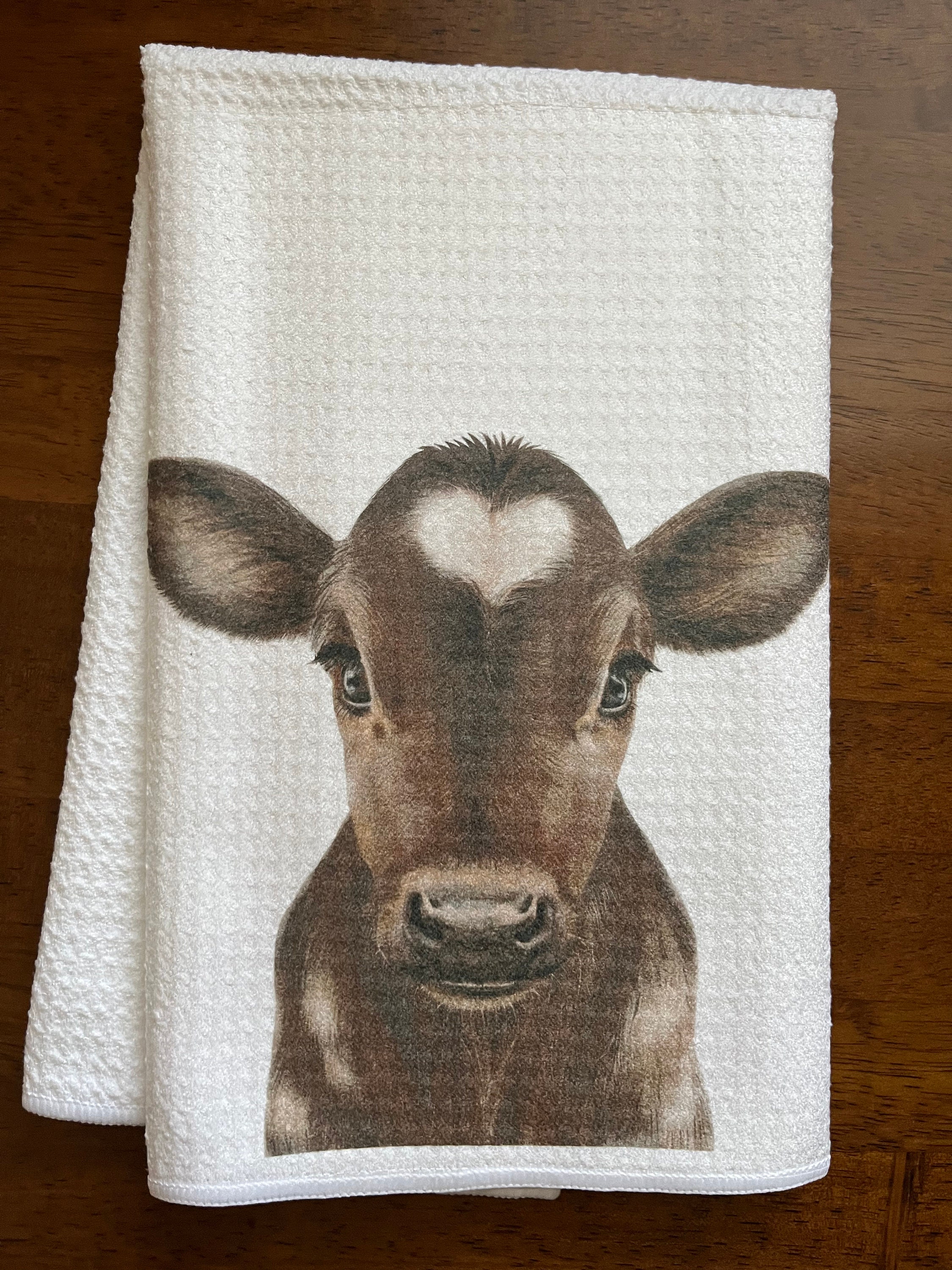 Hand Towels Milk Cow Printed Dishcloth Farmhouse Rustic - Temu