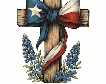 God Bless Texas Kerr County Hill Country 2025 Flood Digitaler Download | Lone Star Stand | Texas Stolz |