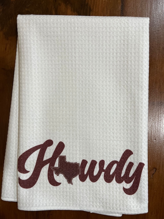 Howdy State Hand Towel Howdy State Hand Towel