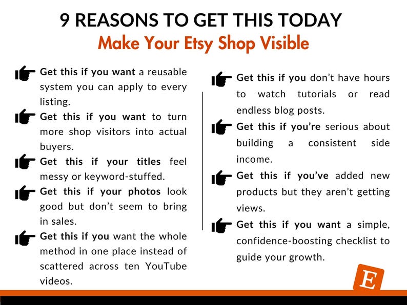 Etsy SEO Audit Checklist – Sell on Etsy Guide, Optimize Titles, Tags & Descriptions, Rank Higher image 9