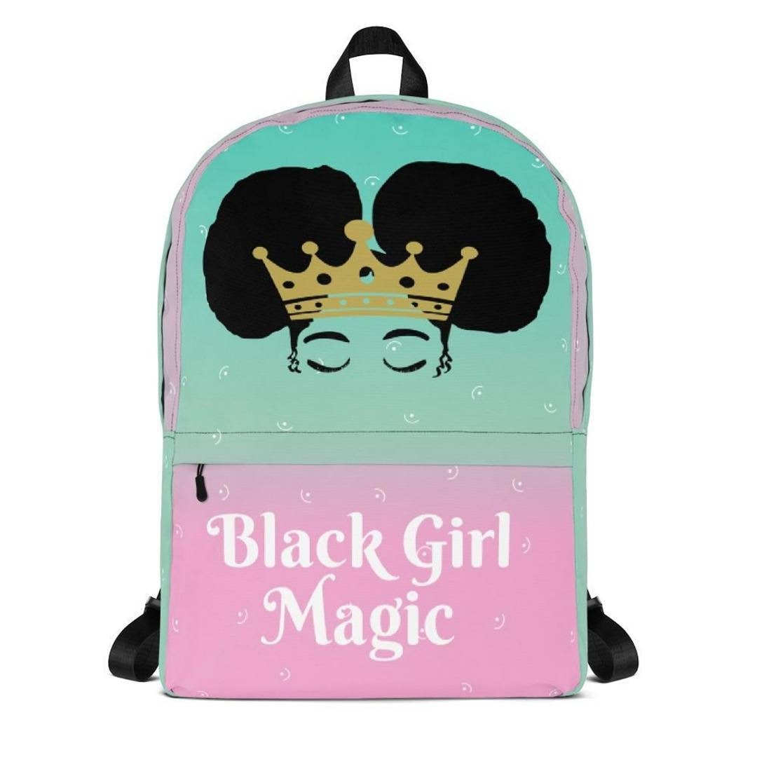 Black Girl Magic Backpack Black Princess African American Etsy
