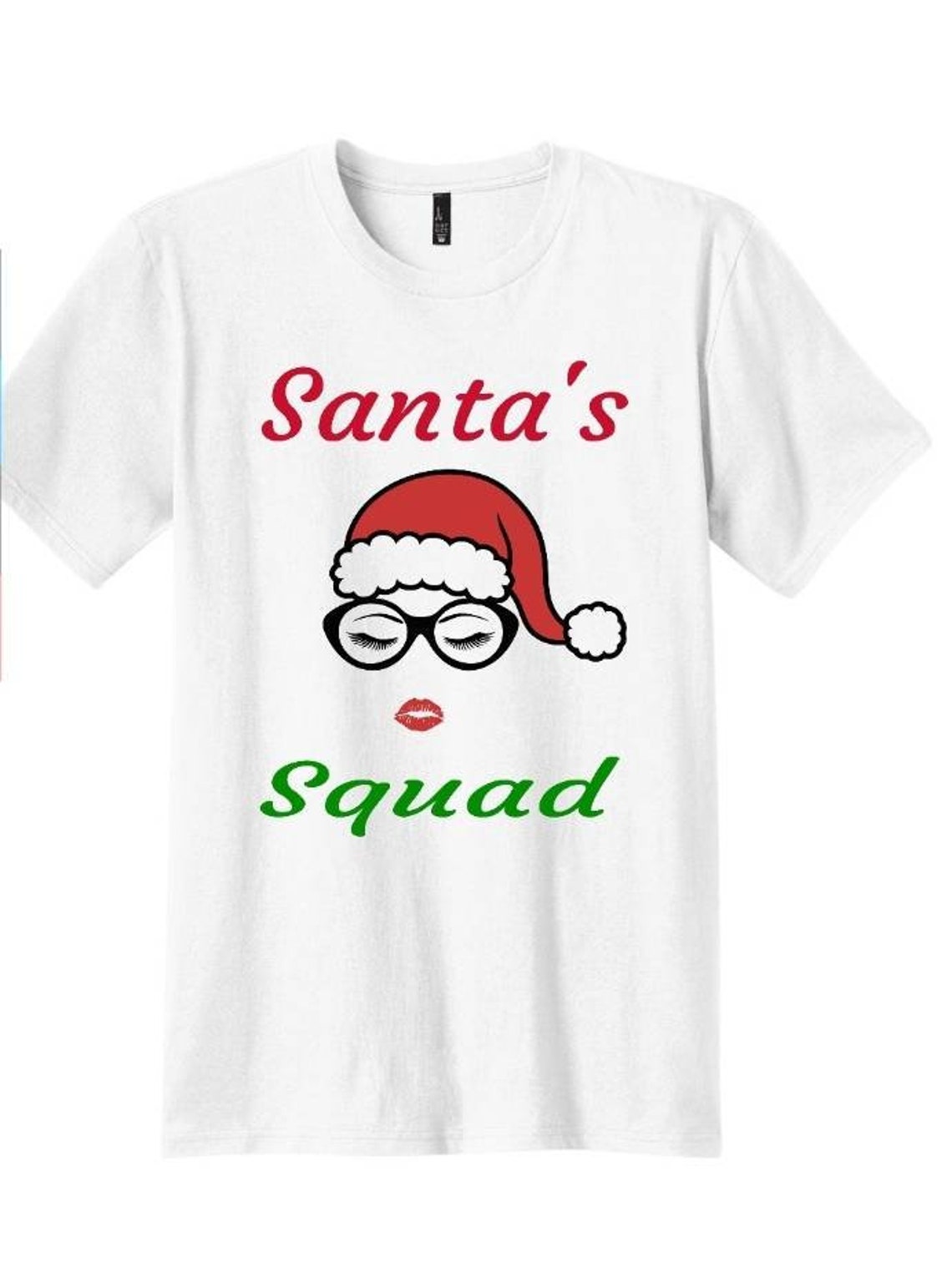 Santa's Squad Crew T-Shirt Christmas T-shirt Festive | Etsy