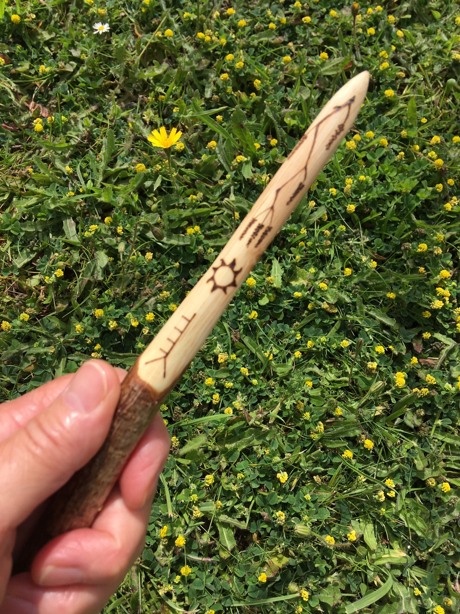 Unique Hazel Wood Athame Etsy