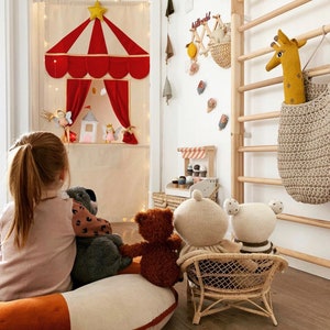 Red collection Puppet doorway theatre by MIMIKI