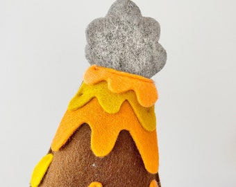 Volcano decoration for Mimiki puppet theatre