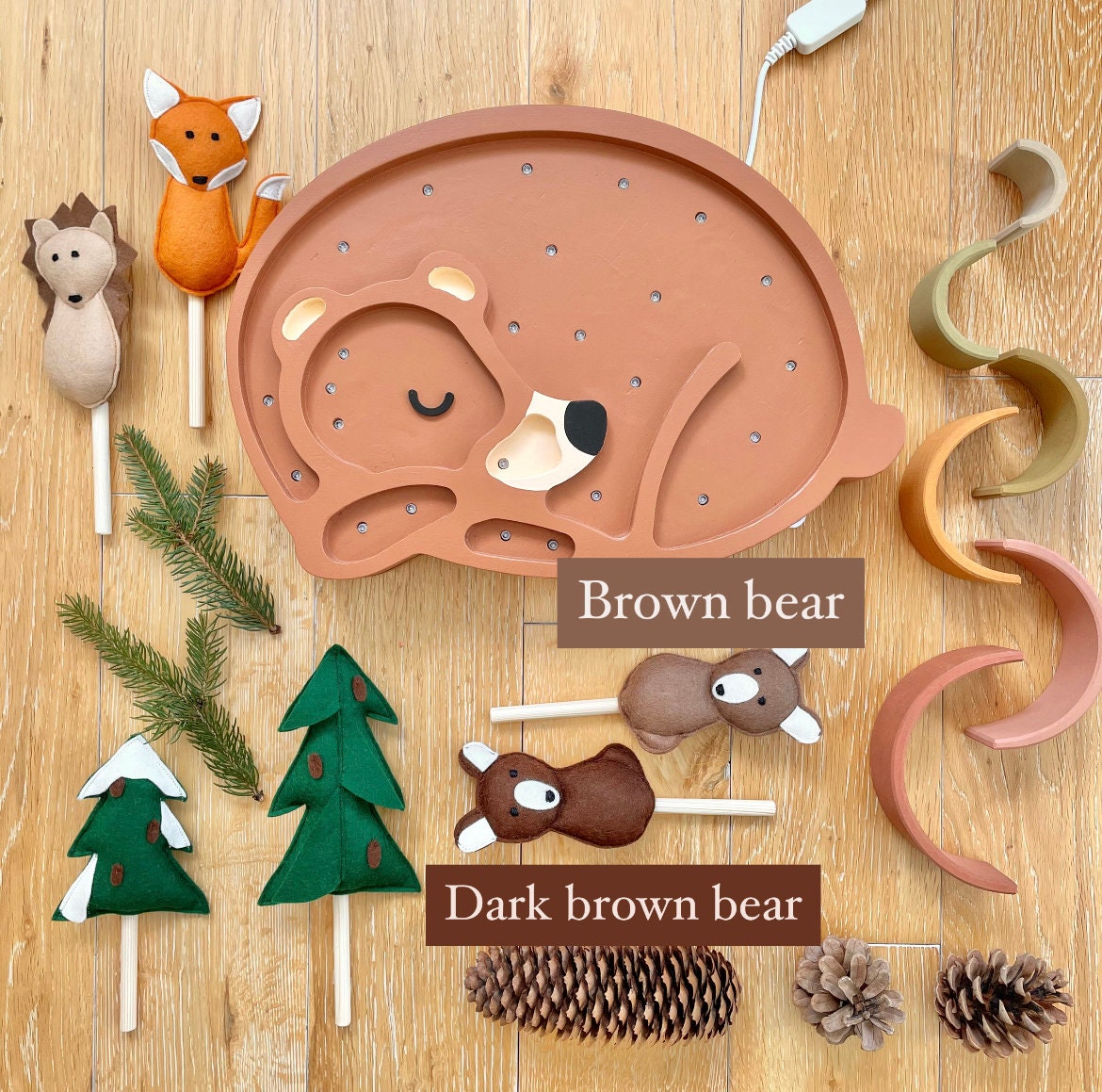 New Forest Friends Mix and Match Woodland Felt Animals Puppets for ...