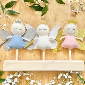 Mix and Match 3 puppet set New Pastel Fairies collection for Mimiki puppet theatre