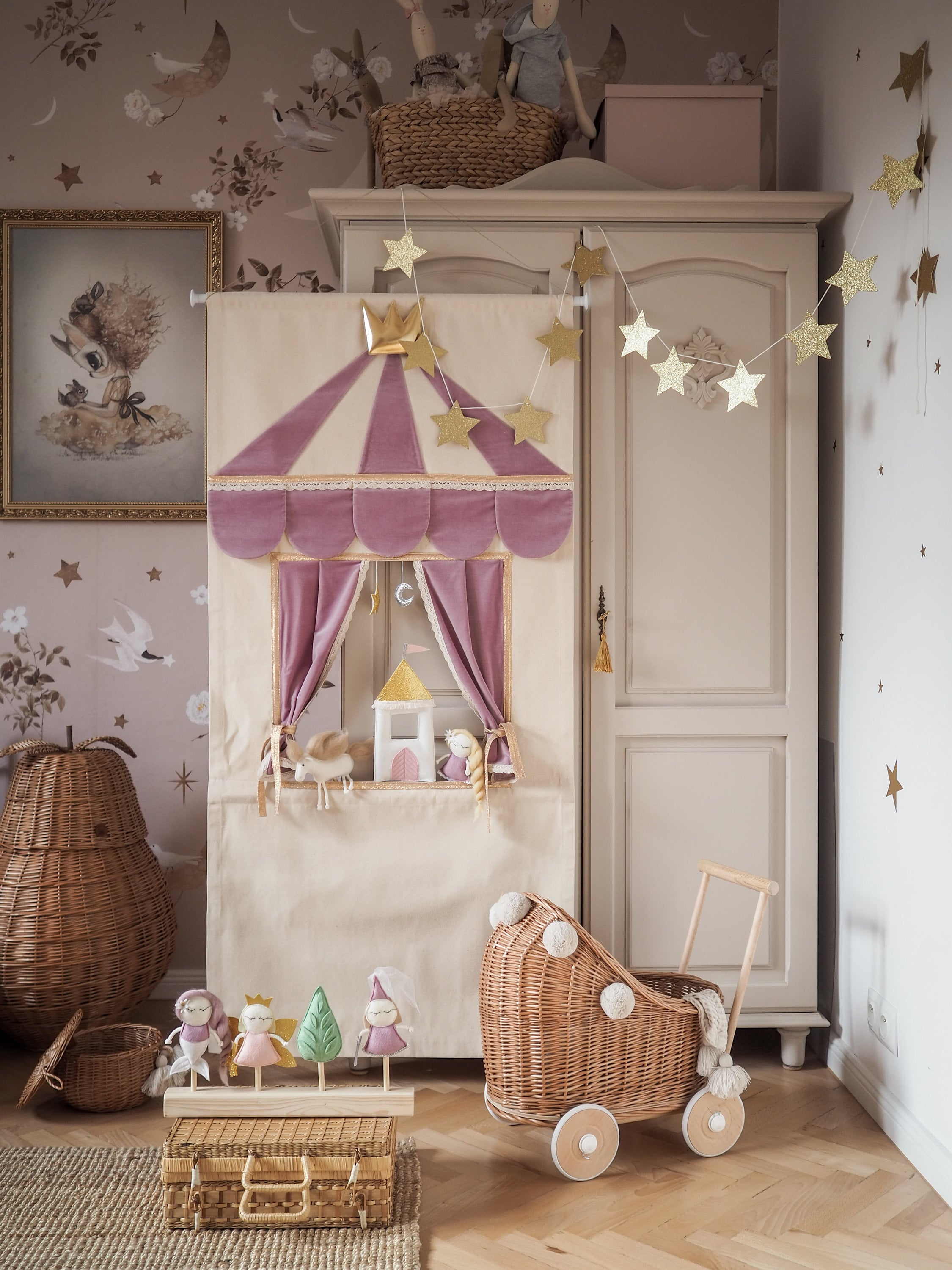 Lace Puppet Heather Lace Puppet Doorway Theatre by MIMIKI - Etsy