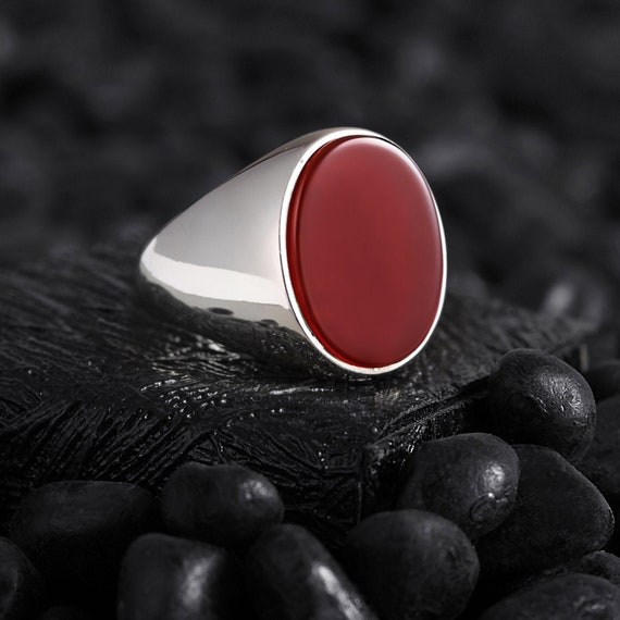 Men's Maroon Silicone Ring - RECON Rings