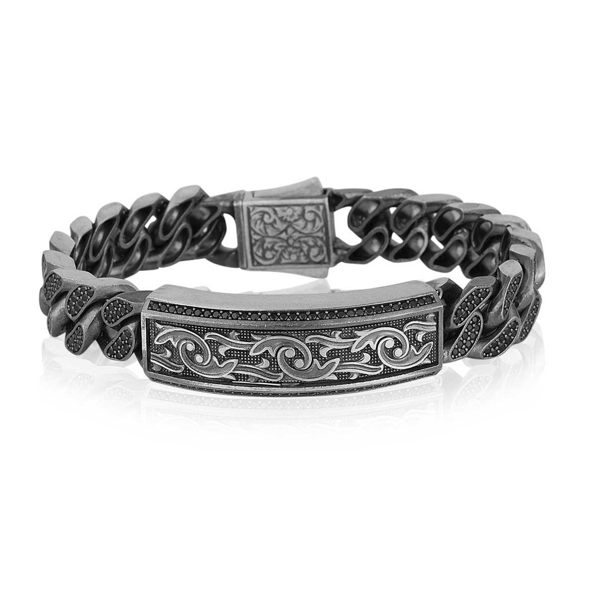 SILVER&Leather メンズブレス Hand Mede Amazon.com: John Hardy Hook Clasp Bracelet, Leather, Silver