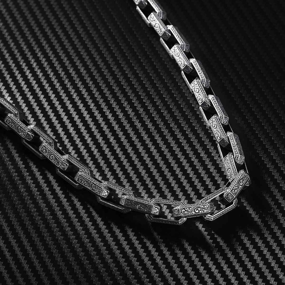 シルバー 太めリンクチェーンネックレス*7 il_1080xN.4660519820_etvy.jpg