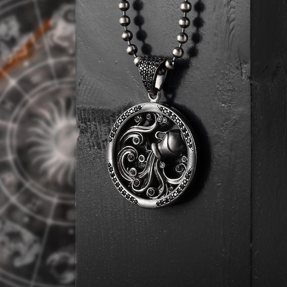 Etsy online aquarius necklace