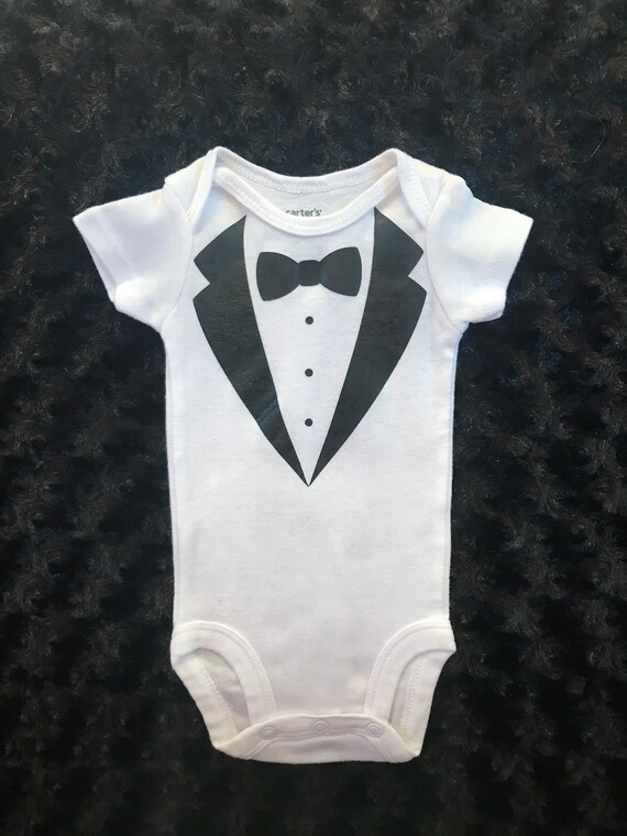 infant tuxedo onesie