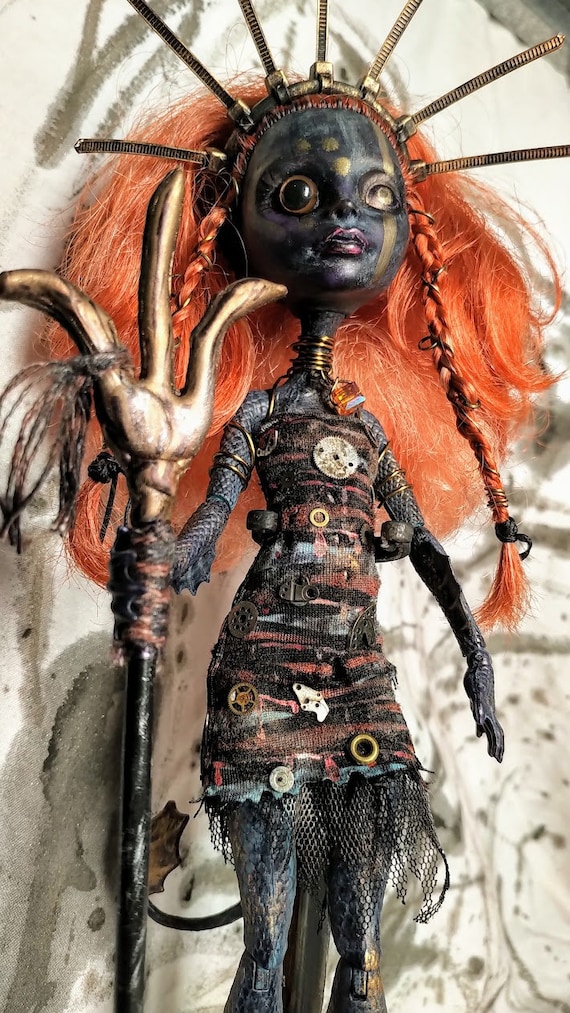 OOAK Custom Monster High Repaint, Dystopian, Post