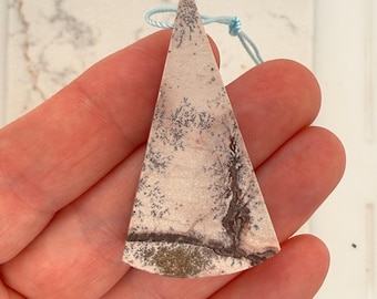 Natural Chohua Jasper Pendant, Natural Scenic Stone Bead