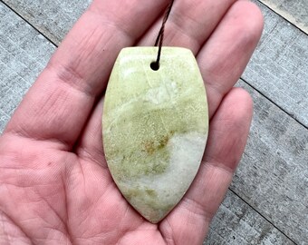 Serpentine Gemstone Pendant