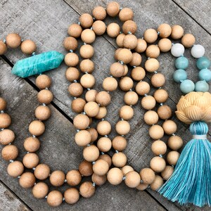 Blue Lotus Mala Kit make your own high quality mala image 4