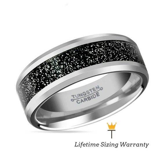 black middle finger ring