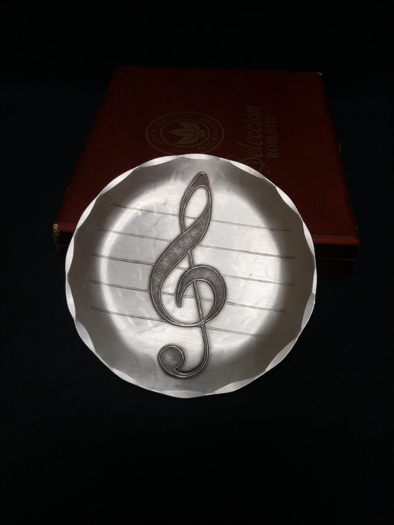 Vintage Wendel August Forged Treble Clef Plate 