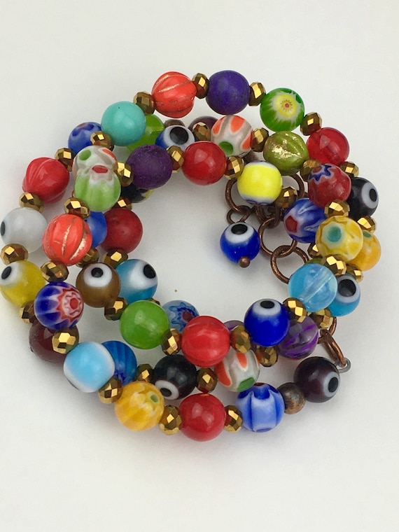 Millefiori Pulsera Arco Iris Bisutería