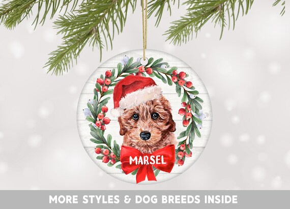 cockapoo christmas ornament