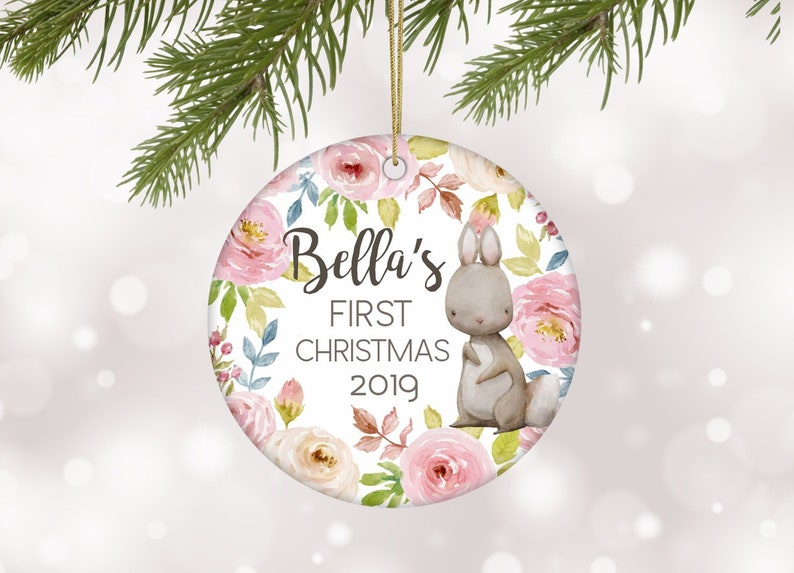 baby girl ornament