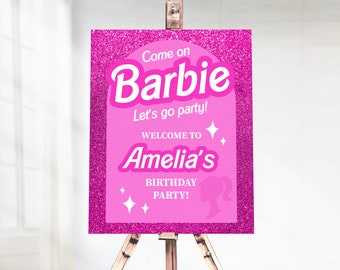 Barbie Barbie 3D Letters Barbie Party Barbie Birthday - Etsy Canada