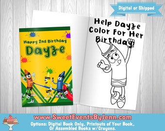 Download Personalized Coloring Book Etsy