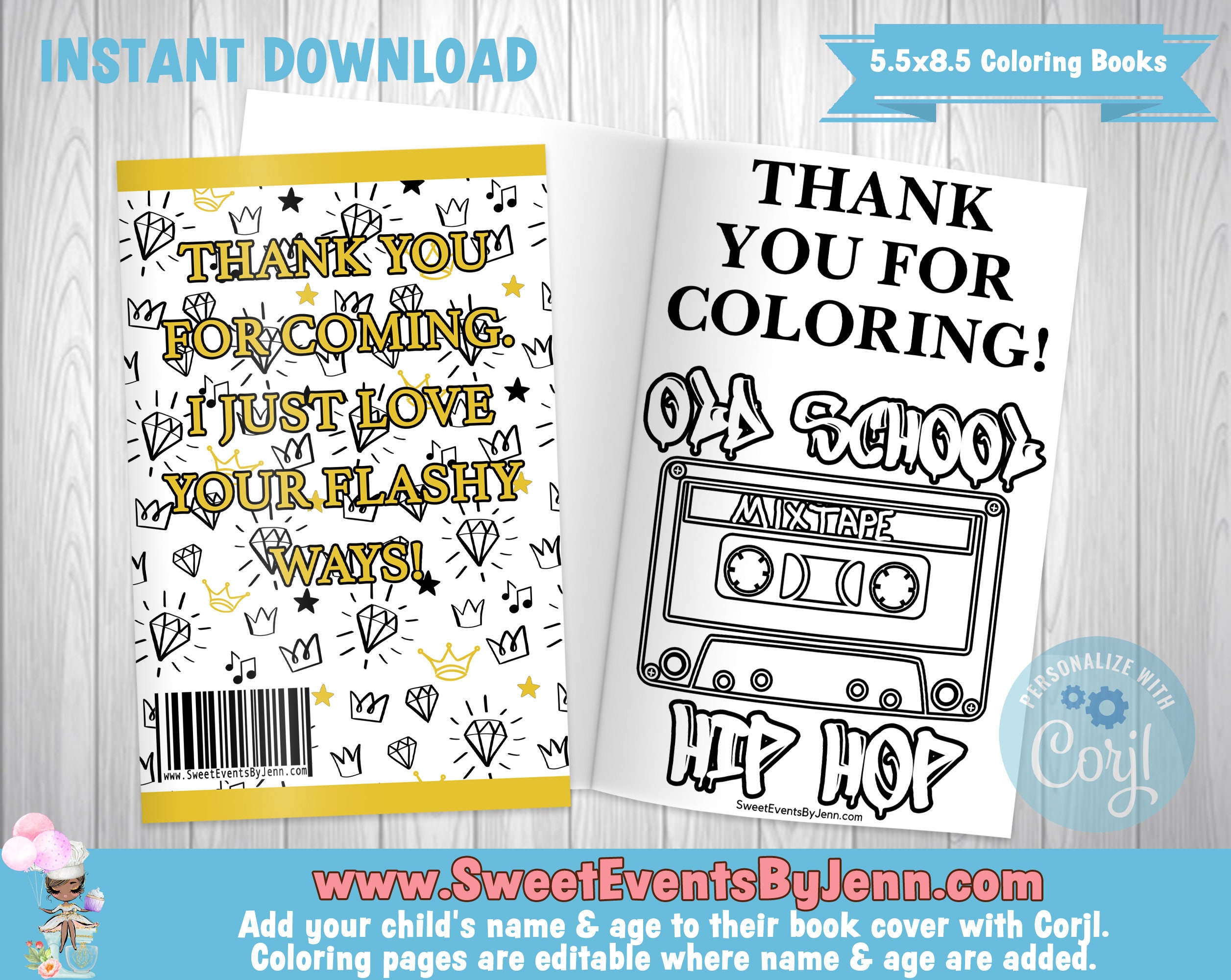 Notorious One Coloring Book Printable Coloring Book - Etsy