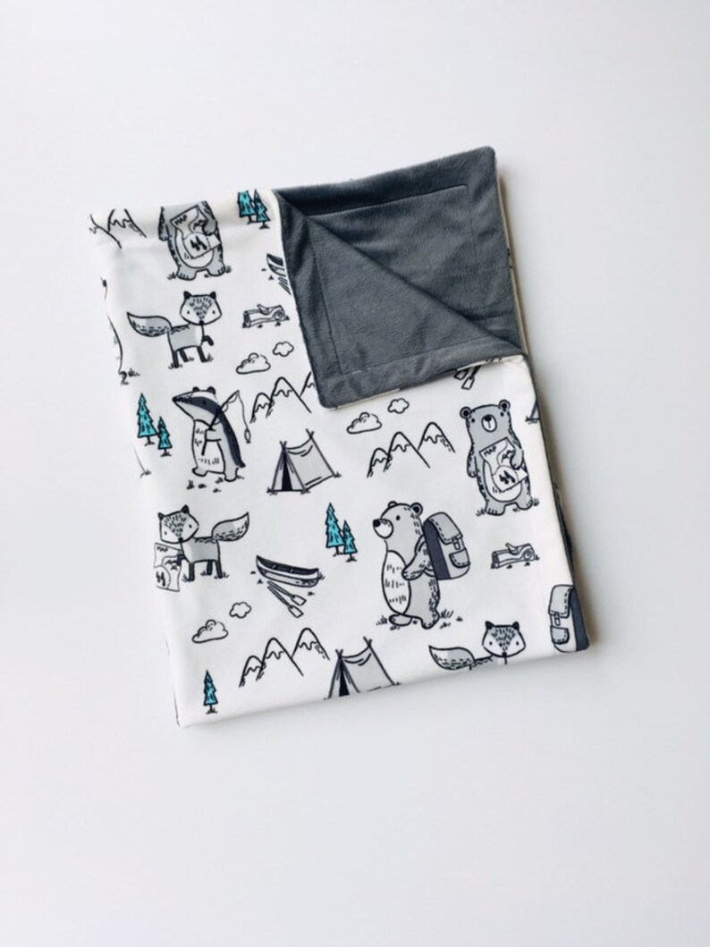camping crib bedding