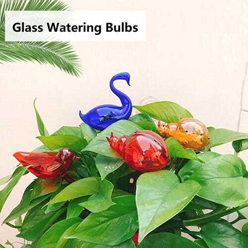 Indoor Plant Glass Watering Globes Self Watering Automatic Etsy