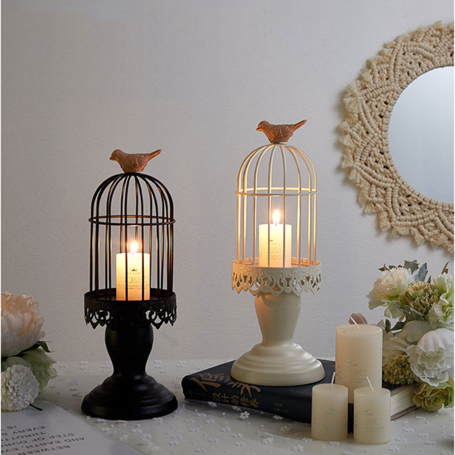 Iron Birdcage Scented Candle Holder Candlestick Holders for Etsy