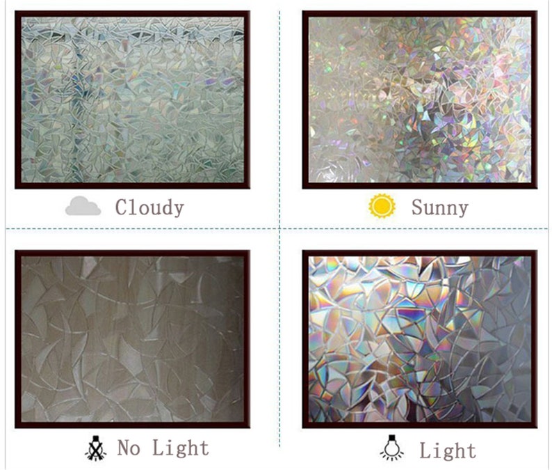 Window Privacy Film Selfadhesive Static Window Cling Vinyl 3D Etsy