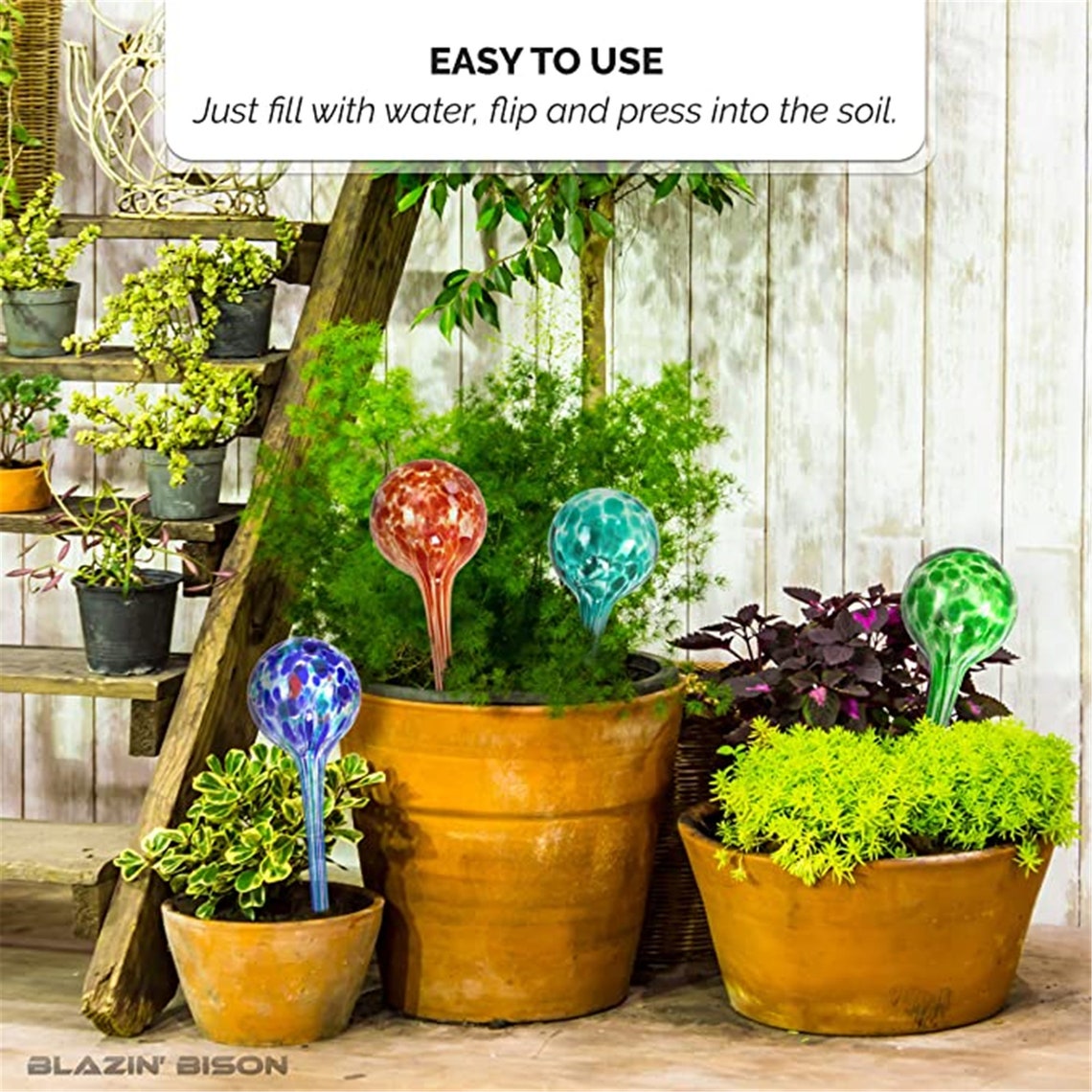 Indoor Plant Watering GlobesAutomatic Watering BulbsOutdoor Etsy