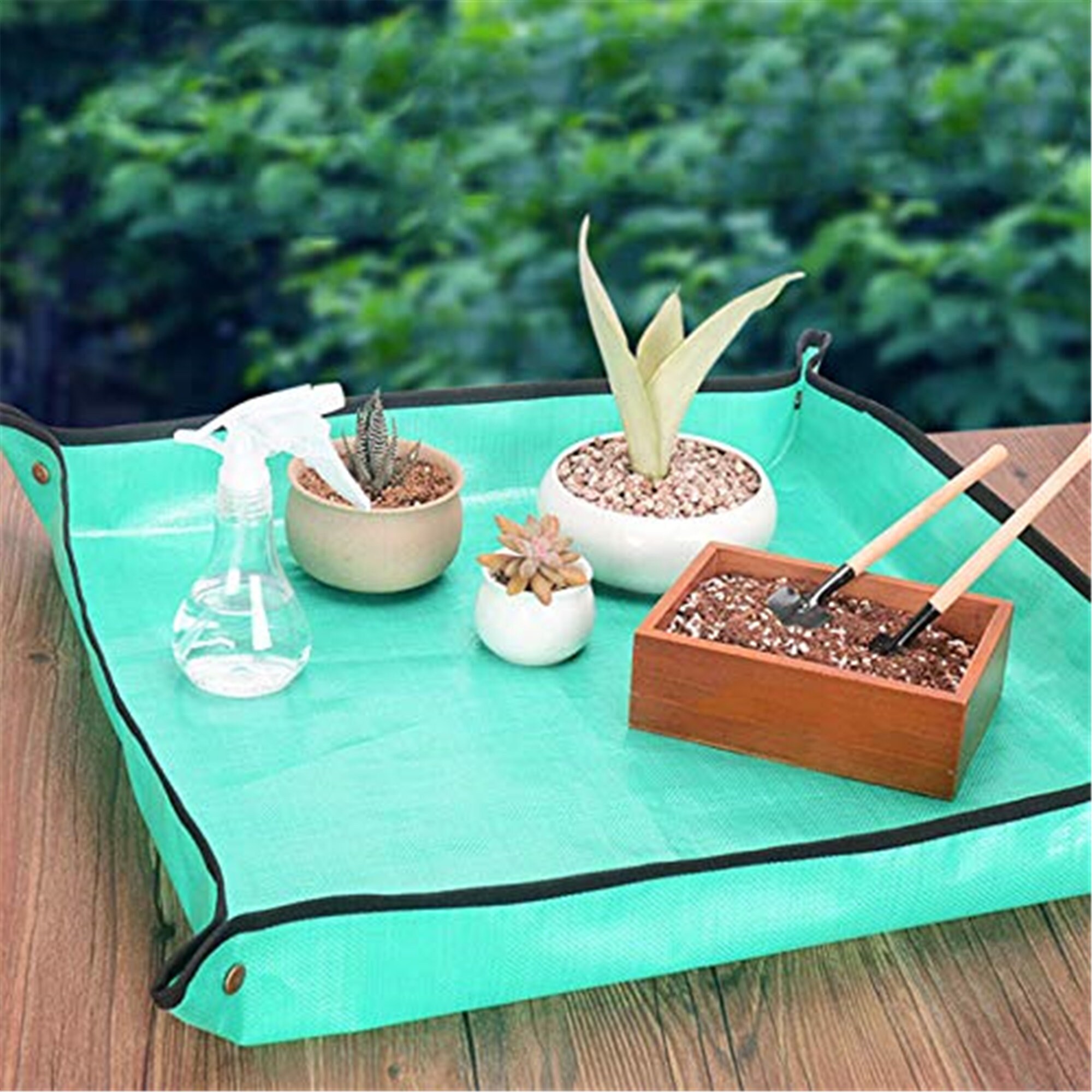 Details about   Ymeibe Plant Repotting Square Mat Waterproof Thicken PE Indoor Transplanting Dir 