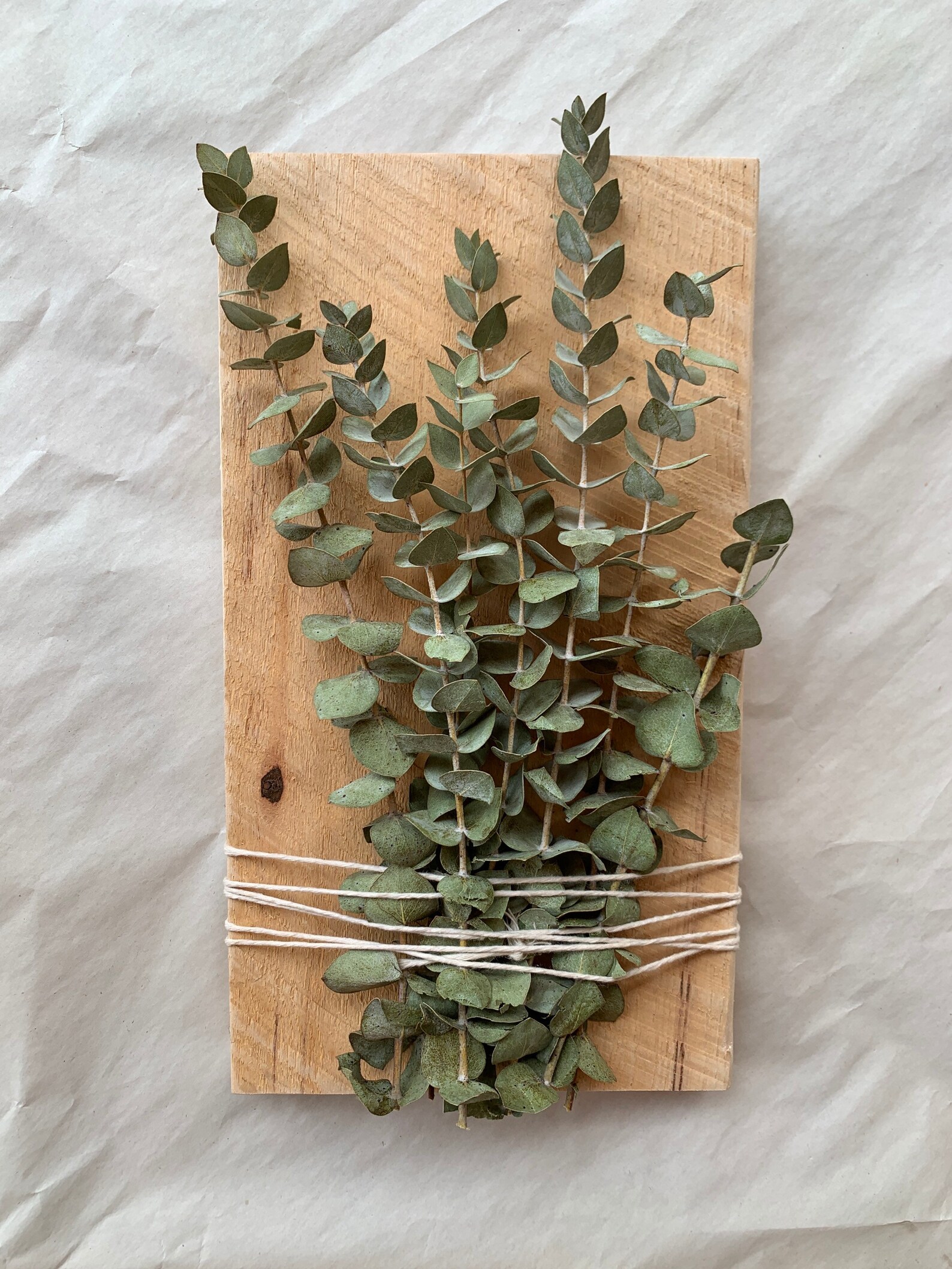 Farmhouse Dried Eucalyptus Stems Rustic Wall Hanging Etsy