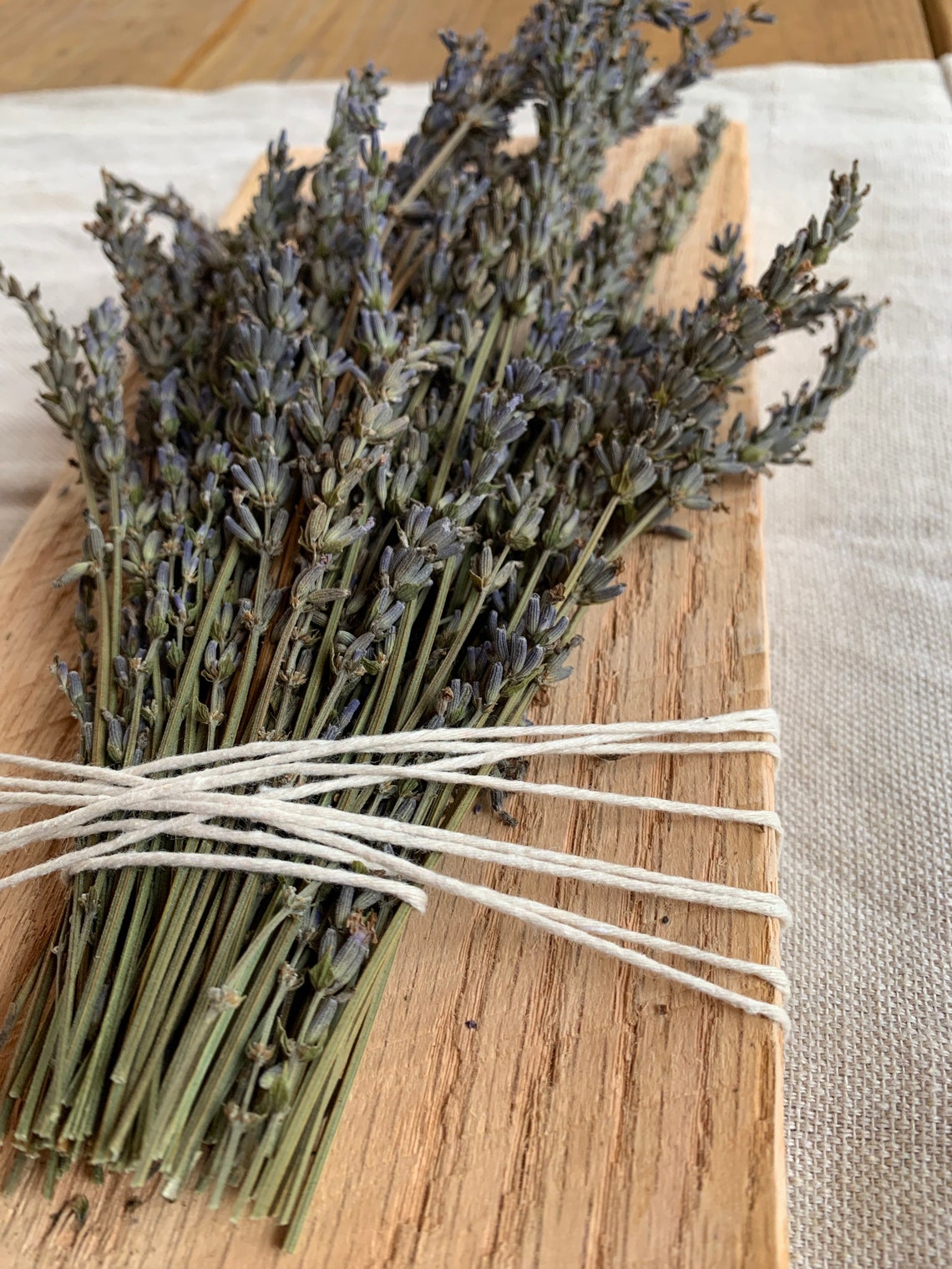 Farmhouse Dried Lavender Stems Rustic Wall Hanging Decoration Etsy