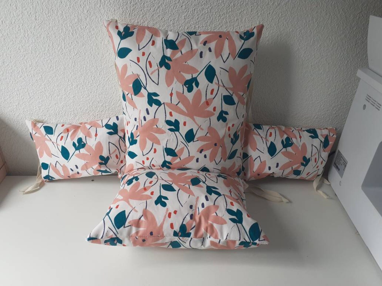 Coussin De Chaise Haute Bébé | Rembourrage Fibre Polyester Confortable | Sangles De Maintien Sécurité | Fabrication Française Artisanale