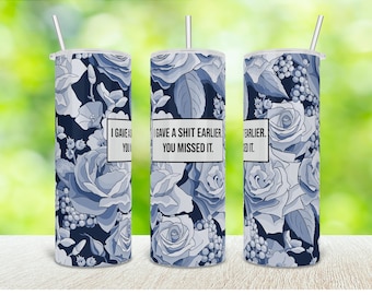 Me importó una mierda antes, te lo perdiste. Vaso con palabrotas. Regalo para ella. Regalo para mamá. COMPRADORES DE EE. UU. - SIN aranceles ni tarifas adicionales.