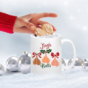 Jingle Bells Reindeer Mug (18 oz)