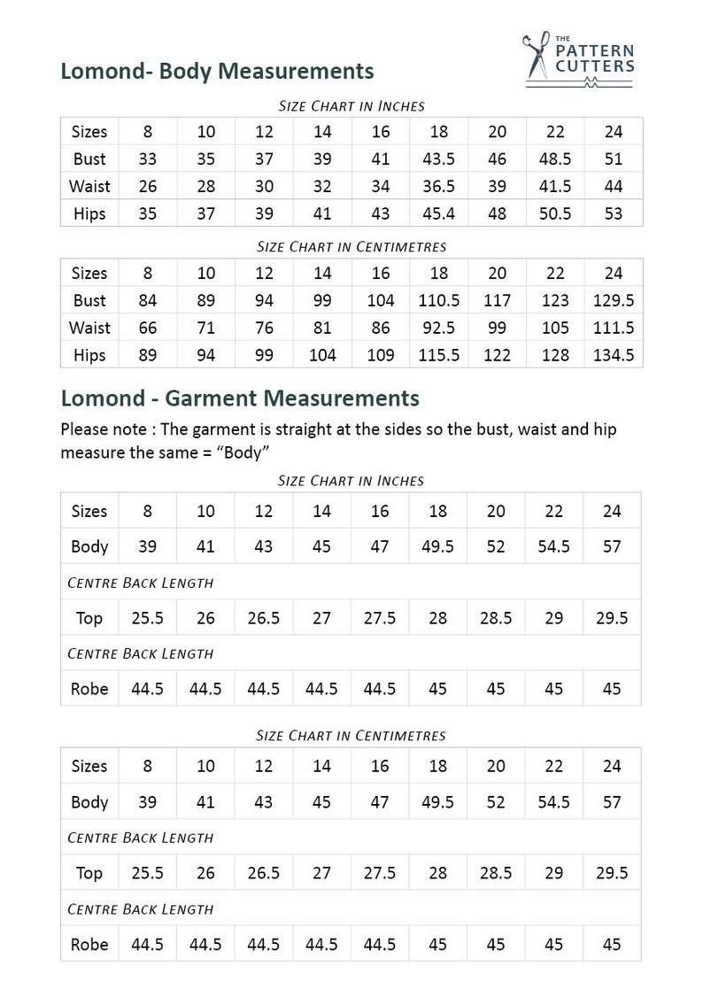 Kimono and Robe PDF Pattern Lomond Kimono and Robe Etsy