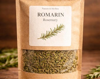 Romarin séché bio de Côte d'Azur | Herbe aromatique française de qualité supérieure pour la cuisine