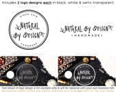 Premade Logo Set - 2 Coordinating Logos with Social Media Profile Images Web Print Watermark Files See Listing for Full Details
