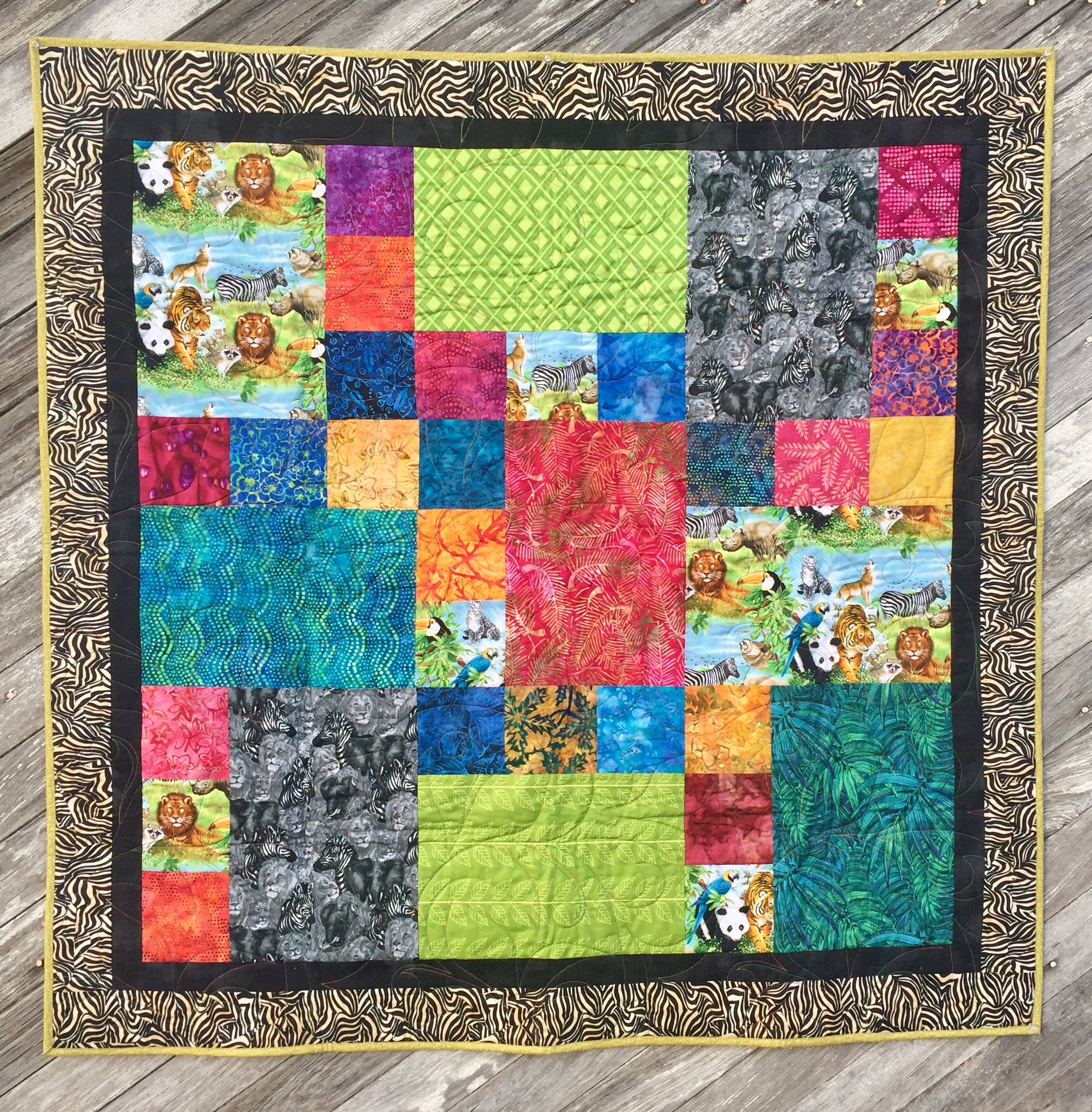 Wildlife Quilt Etsy Free quilt pattern