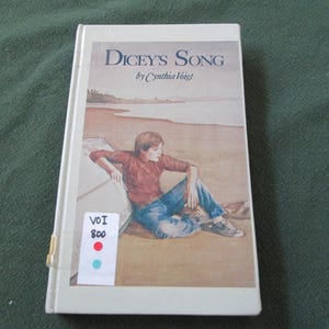 1980&#39;s Hardback Book Dicey&#39;s Song by Cynthia Voigt Ex-Library Book in Fair Condition. Hard to Find