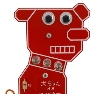 Mr. Dog (Inu-chan) soldering badge kit