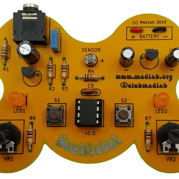 Scuttlebut DIY synthesiser soldering kit