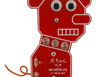 Mr. Dog (Inu-chan) soldering badge kit