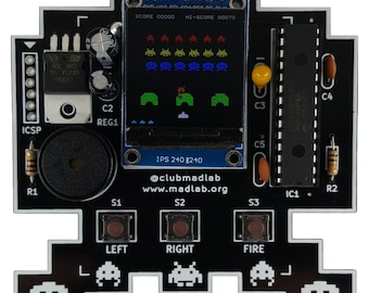 Space Invaders soldering kit
